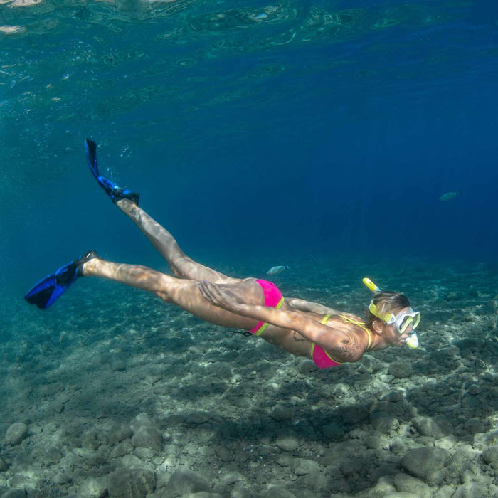 Pinne da snorkeling X-One Blu S-M-EU 35-38-UK 2,5-5-USA 3,5-6 Mares 410337SABLSM