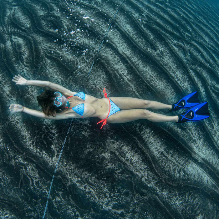 Pinne da snorkeling X-One Blu S-M-EU 35-38-UK 2,5-5-USA 3,5-6 Mares 410337SABLSM