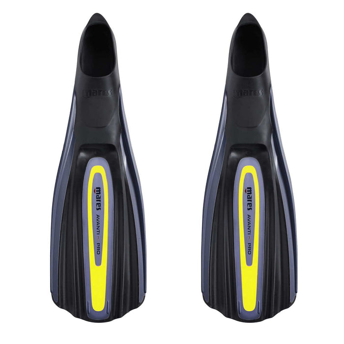 Pinne da immersione Avanti Hc Pro Grigio-Giallo fluo 38-39 Mares 410347SA038GYF