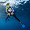 Snorkeling Fins Nateeva Blue L-XL-EU 44-47-UK 9,5-12-USA 10,5-13 Mares 410513SPBLLXL