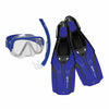 Snorkeling Set Nateeva Keewee Blue M-L Mares 410757SPBLML