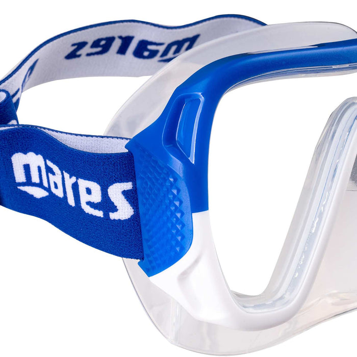 Snorkeling Set Nateeva Keewee Blue S-M Mares 410757SPBLSM