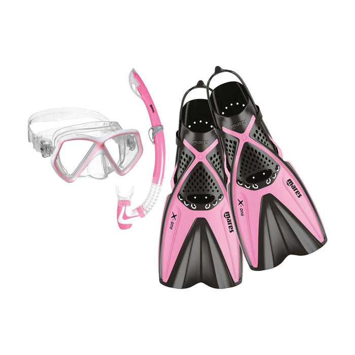 Schnorchel-Set X-One Pirate Kinder Pink S-4-14 Jahre Mares 410759TBPKS