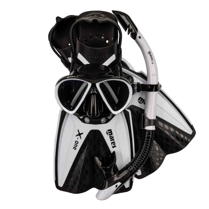 Set de snorkel X-One Marea Blanco-Negro L-XL Mares 410794TBWHKLXL