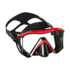 Maschera subacquea I3 Nero-Rosso Mares 411040BXBRDBK