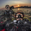 Maschera subacquea I3 Nero-Rosso Mares 411040BXBRDBK