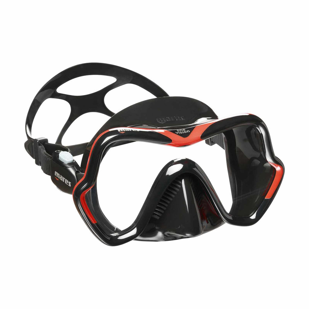 Diving Mask One Vision Black-Red Mares 411046RDKBK