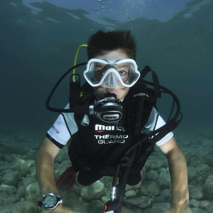 Diving Mask One Vision White-Silver Mares 411046WSICL
