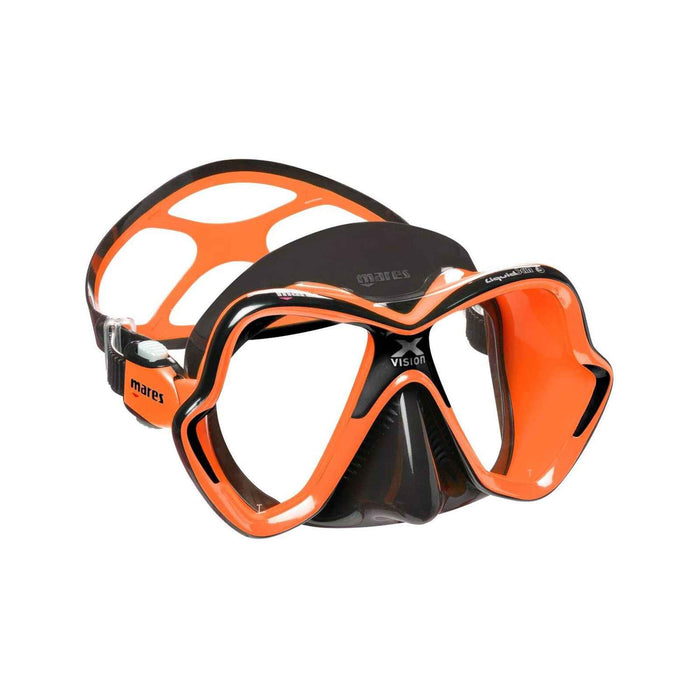 Diving Mask X-Vision Ultra Liquidskin Orange-Black Mares 411052CLORKDGK