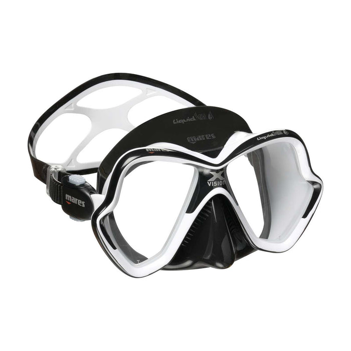 Masque de plongée X-Vision Ultra Liquidskin Noir-Blanc Mares 411052CLWHKWHK
