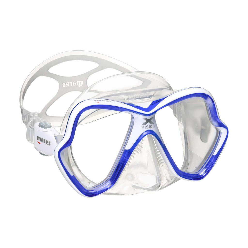 Maschera da immersione X-Vision Blu-Bianco Mares 411053EBBLWCL