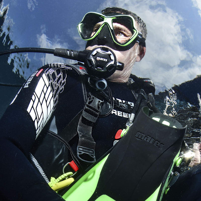 Diving Mask X-Vision Black-Lime Mares 411053EBLMKBK