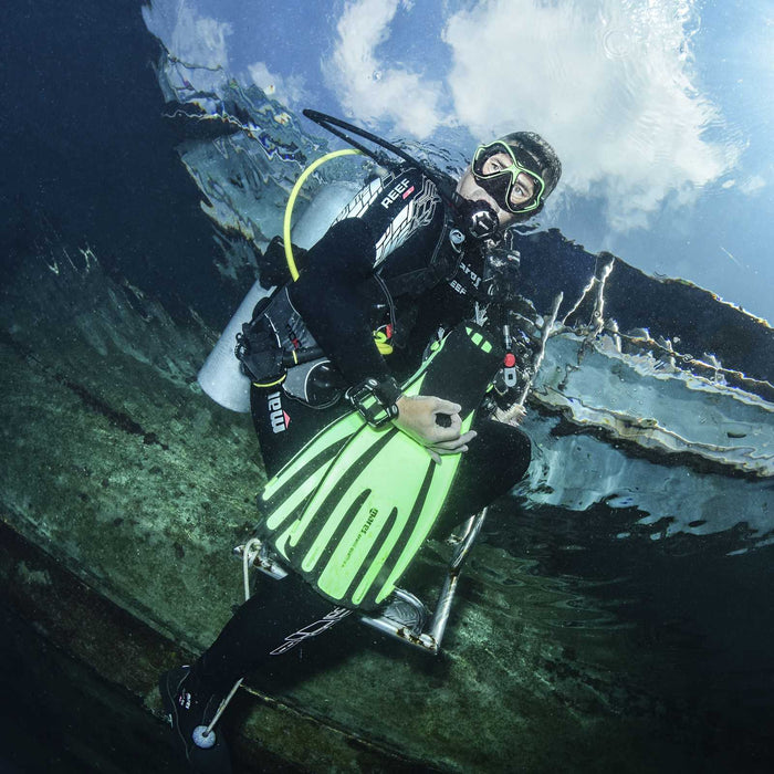 Diving Mask X-Vision Yellow-Fluo-Black Mares 411053EBYFKBK