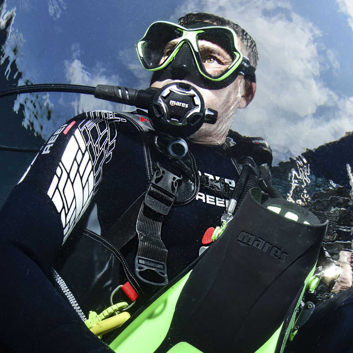 Diving Mask X-Vision Yellow-Fluo-Black Mares 411053EBYFKBK