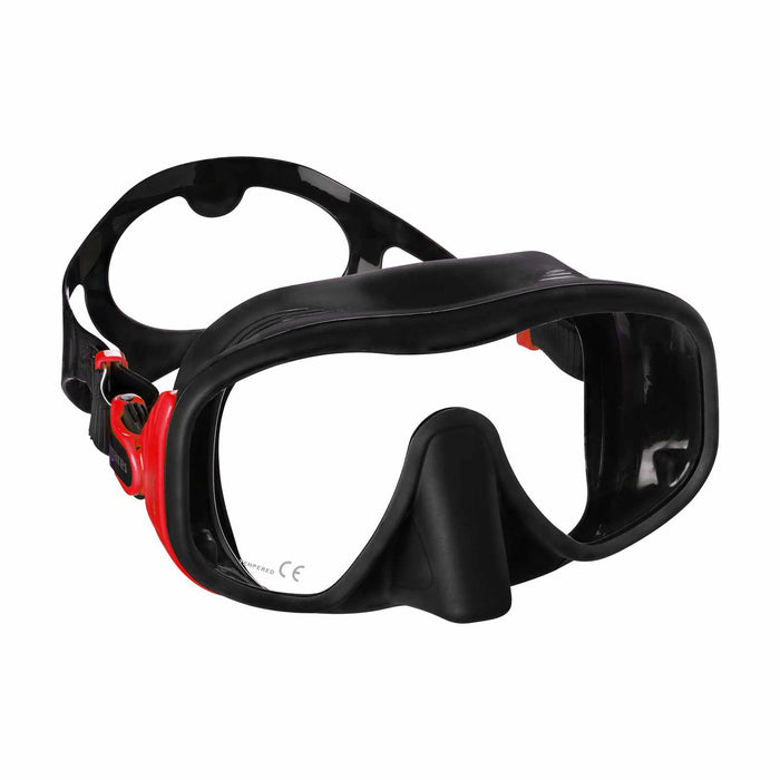 Masque de plongée Juno Noir-Rouge Mares 411056RDBK