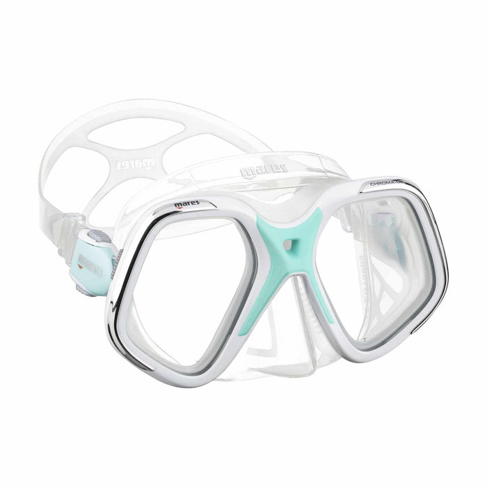Máscara de buceo Chroma Up Blanco-Turquesa Mares 411066EBWHACL