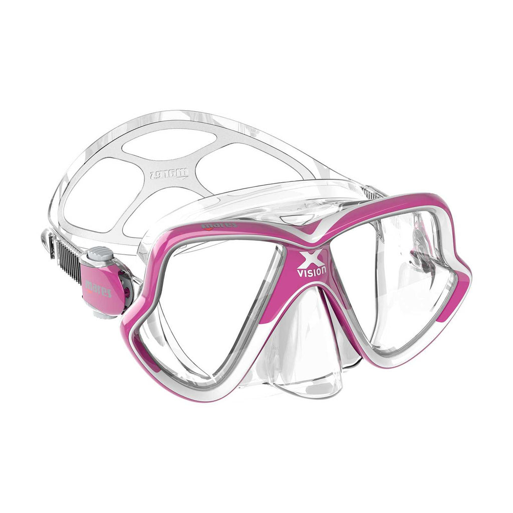 Máscara de buceo X-Vision Mid 2.0 Rosa-Blanco Mares 411067BXPKWCL