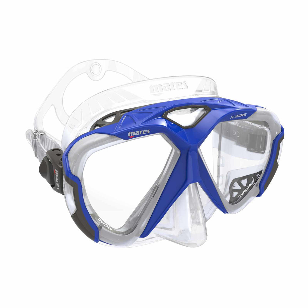 Diving Mask X-Wire Clear-Blue Mares 411068BLGCL