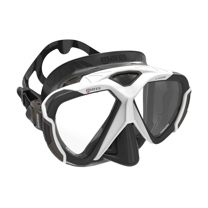 Maschera da immersione X-Wire Bianco-Grigio Mares 411068EBWHGBK