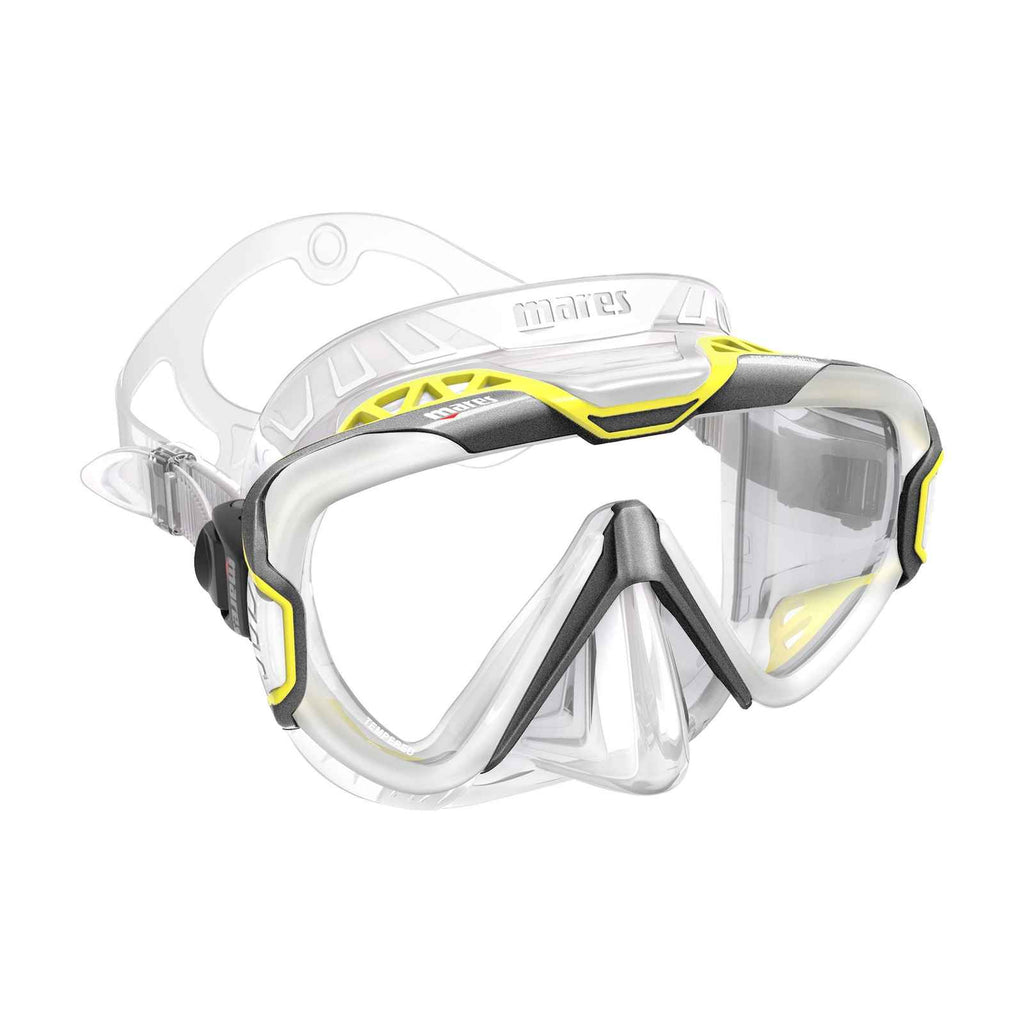 Máscara de buceo Pure Wire Transparente-Amarillo Mares 411069EBGRYCL