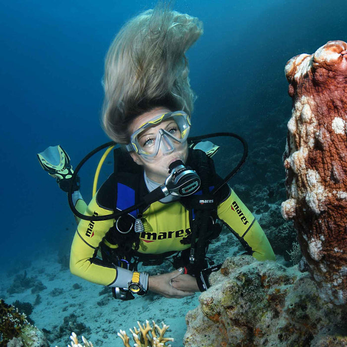 Máscara de buceo Pure Wire Transparente-Amarillo Mares 411069EBGRYCL