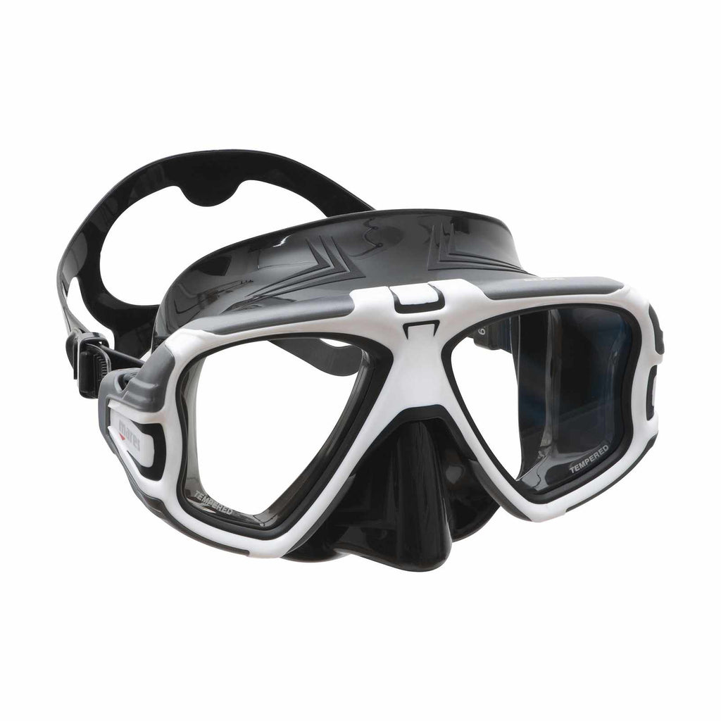 Maschera subacquea Edge Nero-Bianco Mares 411070GWBBK
