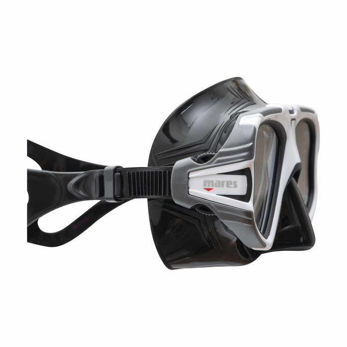 Maschera subacquea Edge Nero-Bianco Mares 411070GWBBK