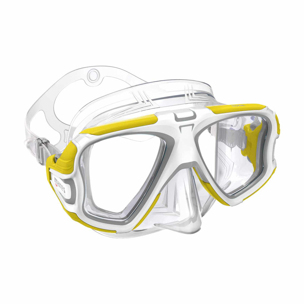 Maschera subacquea Edge Trasparente-Giallo Mares 411070YWGCL