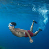 Maschera da snorkeling Keewee Blu-Bianco Mares 411075SCBLWCL