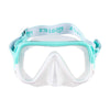 Snorkeling Mask Keewee Mint-White Mares 411075SCMTWCL