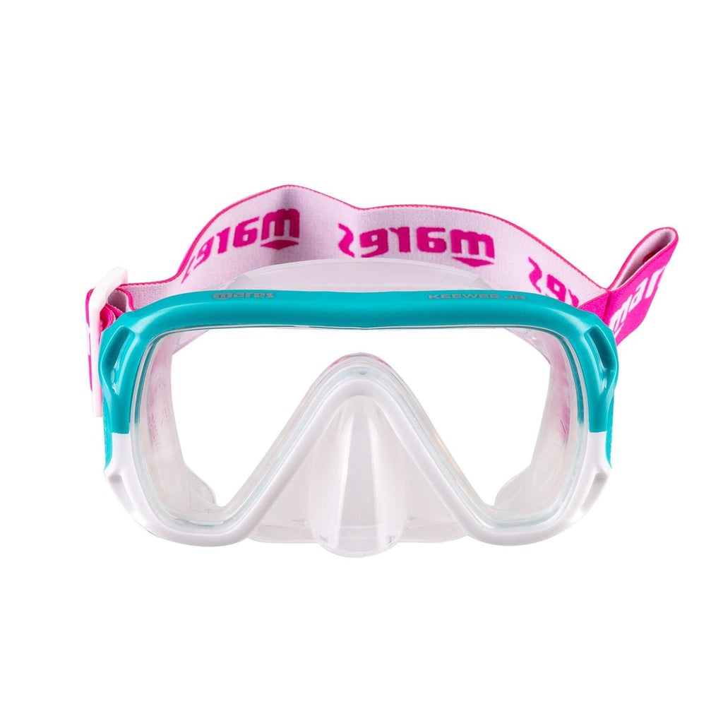 Masque de snorkeling Keewee Enfants Aqua-Blanc 8-14 ans Mares 411076SCAQWCL