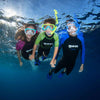 Maschera da snorkeling Keewee Bambini Giallo-Acqua 8-14 anni Mares 411076SCYLACL