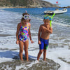 Maschera da snorkeling Keewee Bambini Giallo-Acqua 8-14 anni Mares 411076SCYLACL