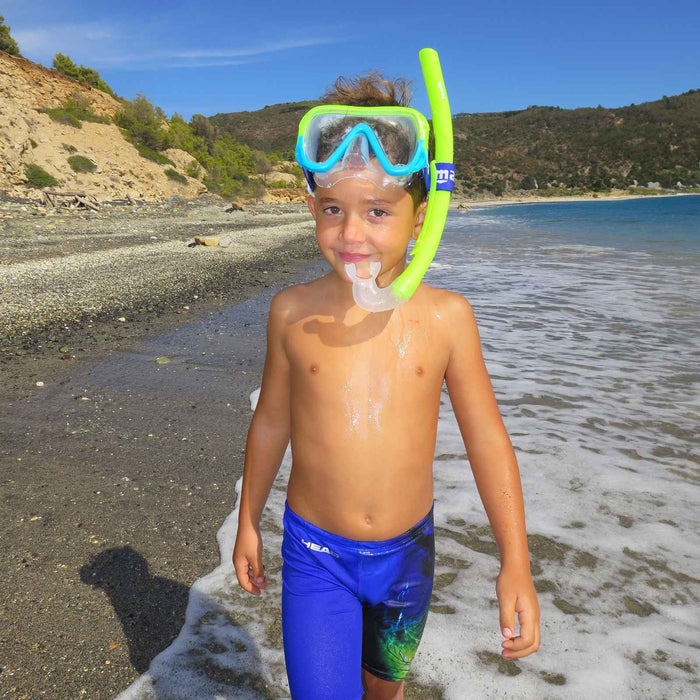 Maschera da snorkeling Keewee Bambini Giallo-Acqua 8-14 anni Mares 411076SCYLACL