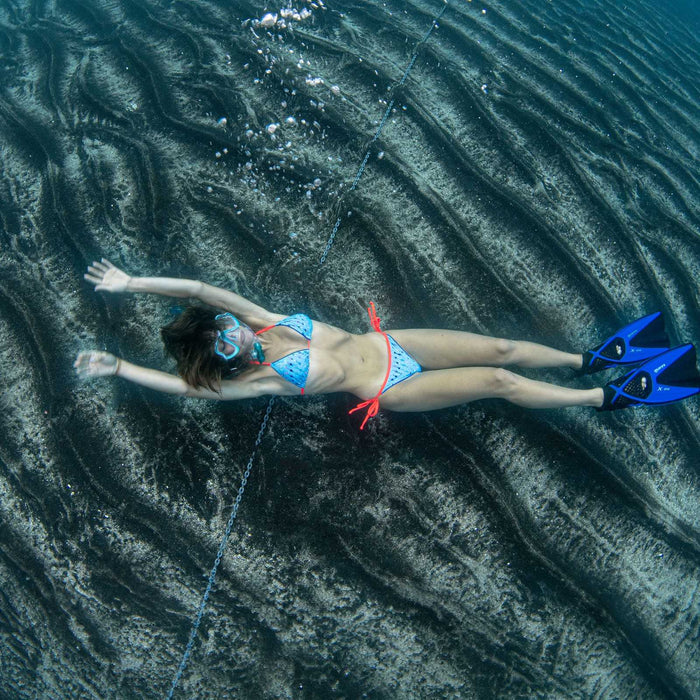 Schnorchelmaske Wahoo Aqua-Weiß Mares 411238SCAQWCL