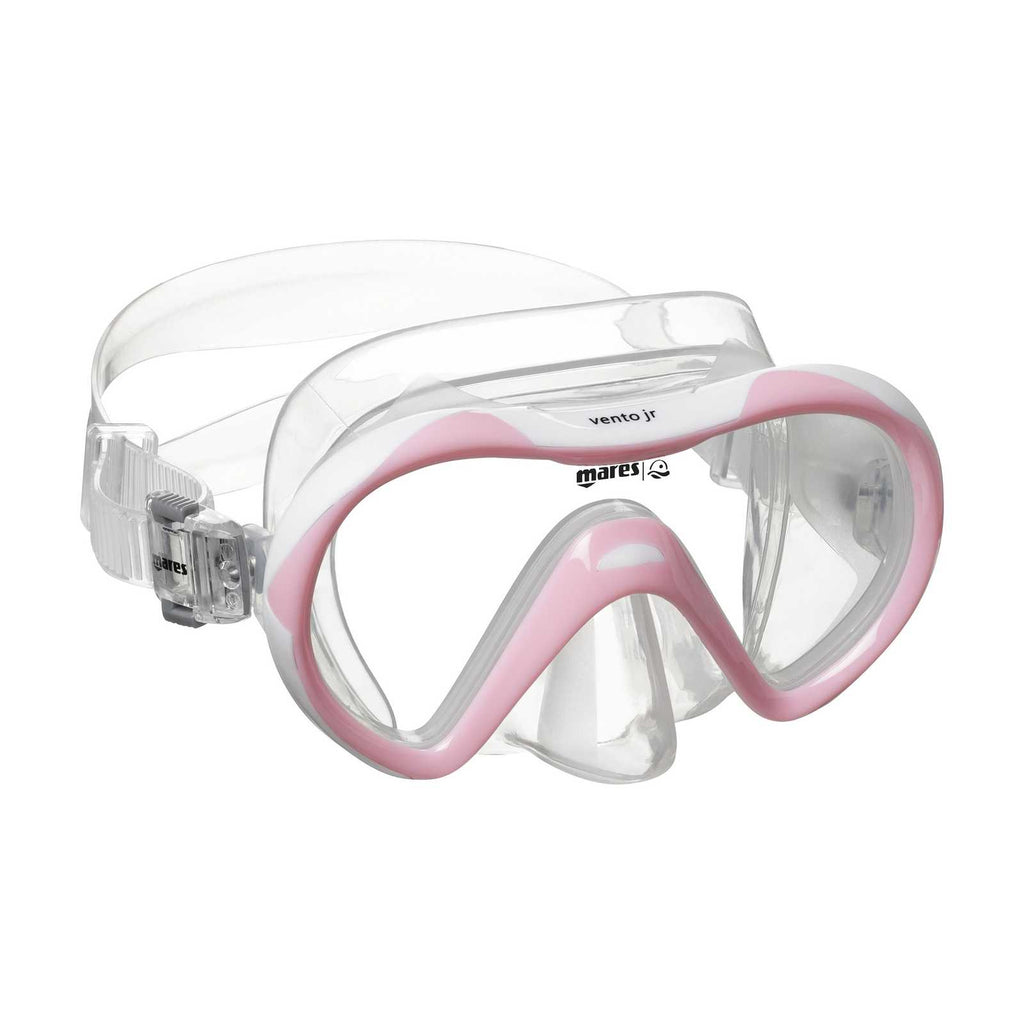 Maschera da snorkeling Vento Bambini Rosa-Bianco 8-14 anni Mares 411240SCPKWCL
