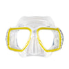 Máscara de snorkel Ray Amarillo-Blanco-Transparente Mares 411242SCYLWCL