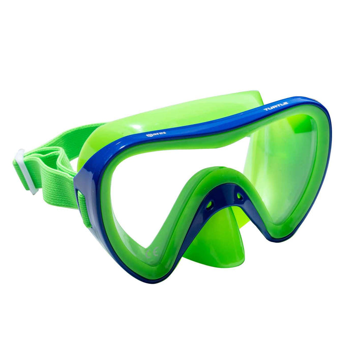 Máscara de snorkel Turtle Niños Azul-Verde 8-14 años Mares 411249SCBLGN
