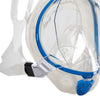 Maschera integrale da snorkeling Sea Vu Dry+ Blu-Trasparente L-XL Mares 411260LXLBLCL
