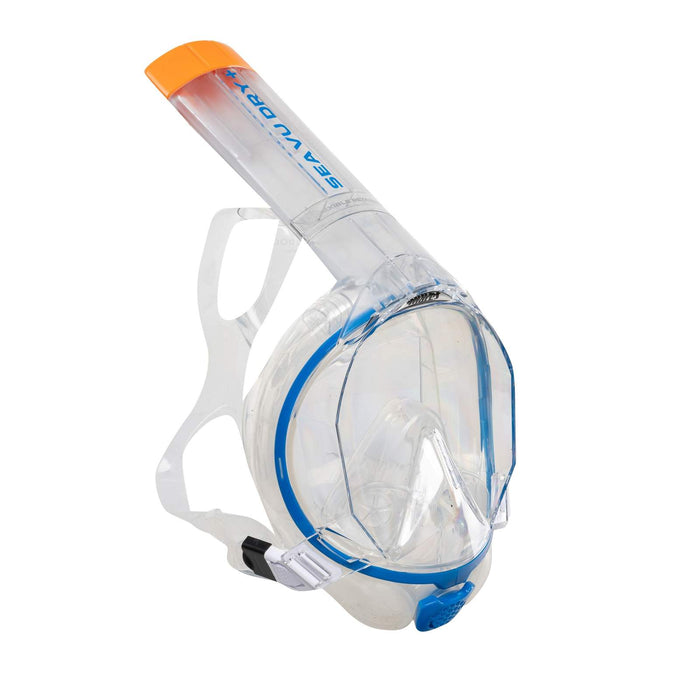 Maschera integrale da snorkeling Sea Vu Dry+ Blu-Trasparente SM Mares 411260SMBLCL