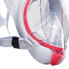 Snorkeling Full Face Mask Sea Vu Dry+ Pink-White SM Mares 411260SMPKWH