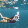 Snorkeling Full Face Mask Sea Vu Dry+ Pink-White SM Mares 411260SMPKWH