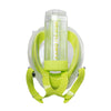 Masque intégral de snorkeling Sea Vu Dry+ Blanc-Lime SM Mares 411260SMWHLM