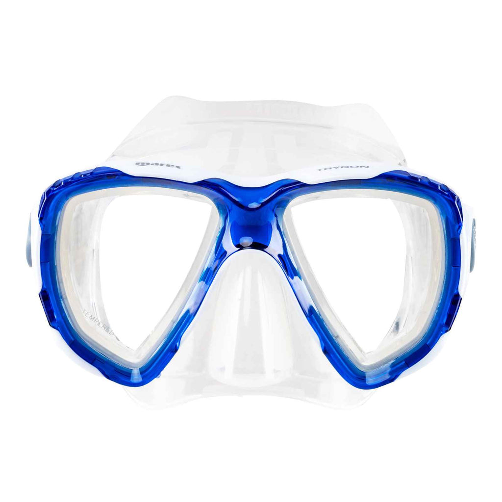 Máscara de snorkel Trygon Azul-Blanco-Transparente Mares 411262SCBLWCL