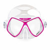 Maschera da snorkeling Ridley Rosa-Bianco-Trasparente Mares 411263PKWCL