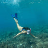 Maschera da snorkeling Ridley Rosa-Bianco-Trasparente Mares 411263PKWCL
