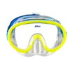 Schnorchelmaske Jelly Kinder Lima-Blau-Klar 4-7 Jahre Mares 411265SCLMBCL