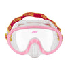 Maschera da snorkeling Jelly Bambini Rosa-Giallo-Trasparente 4-7 anni Mares 411265SCPKYCL