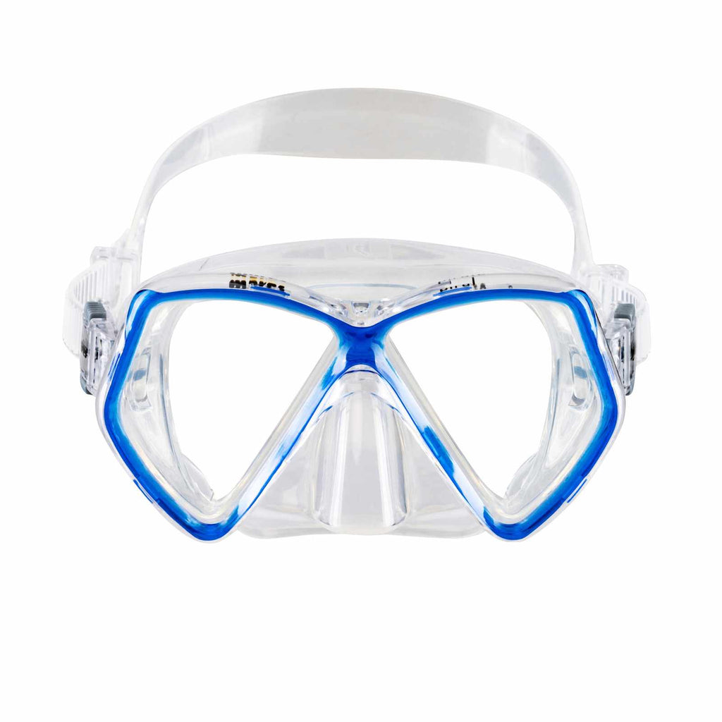 Schnorchelmaske Pirate Kinder Blau-Reflex-Klar 8-14 Jahre Mares 411321SCRBLCL