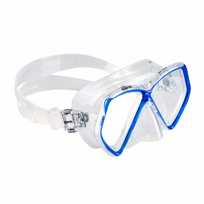 Schnorchelmaske Pirate Kinder Blau-Reflex-Klar 8-14 Jahre Mares 411321SCRBLCL